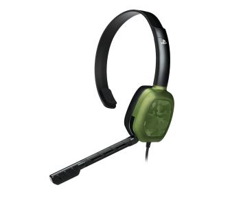 Słuchawki przewodowe z mikrofonem PDP LVL 1 New Green Camo do PS4 Nauszne Czarno-zielony
