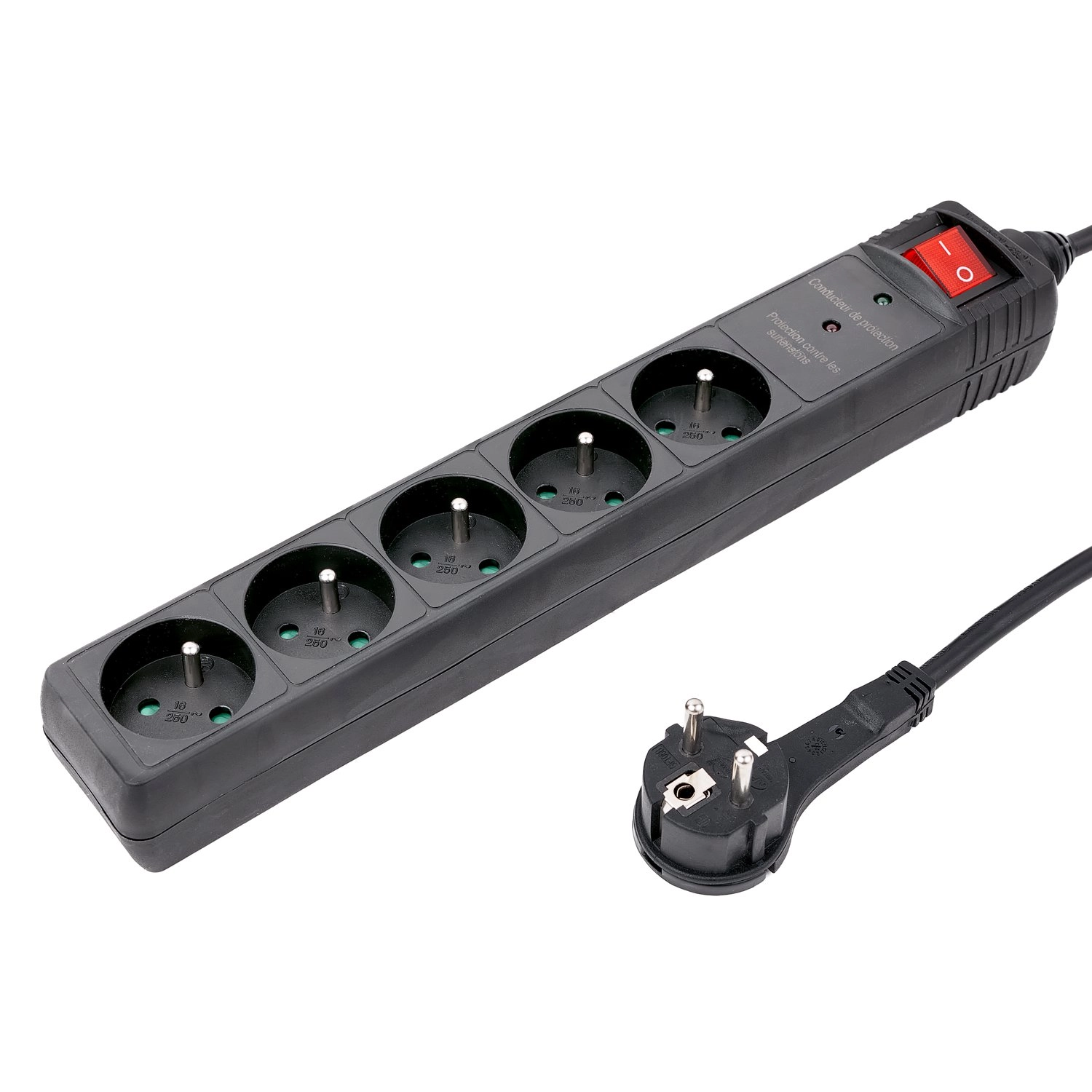 Listwa Hama P2223771 5 gniazd 1,5m Czarny