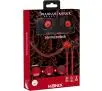 Słuchawki przewodowe z mikrofonem Konix Drakkar Kriger Gaming Earbuds Douszne Czarno-czerwony