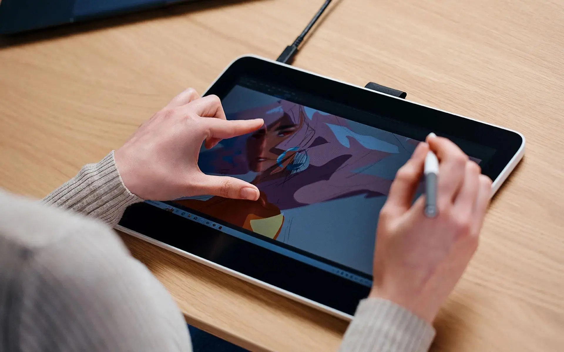 Tablet graficzny Wacom One 13 touch Czarny