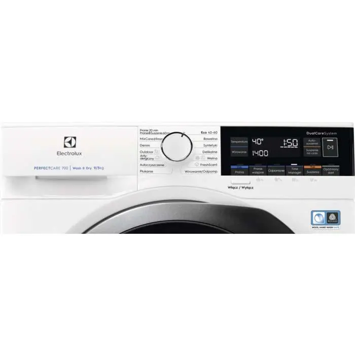 Pralko-suszarka Electrolux 700 SteamCare EW7WO349SP 55,1cm 9kg/5kg