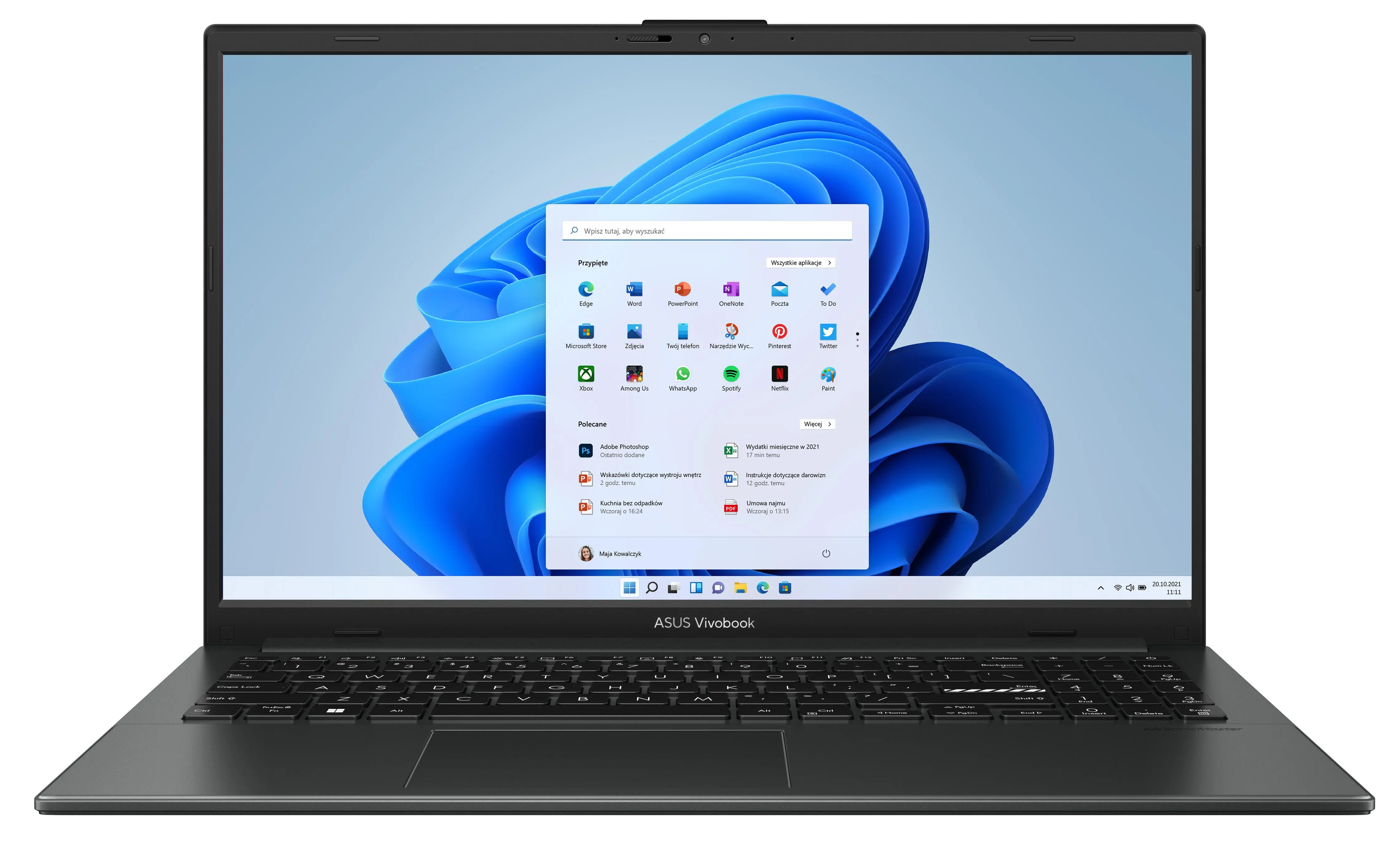 Laptop ASUS Vivobook Go 15 OLED E1504FA-L1367W 15,6" R5 7520U 16GB RAM 512GB Dysk SSD Win11 Czarny