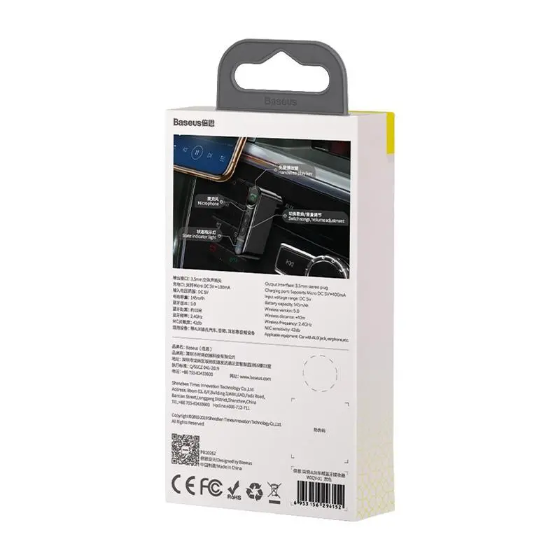 Adapter Bluetooth Baseus Qiyin Odbiornik AUX