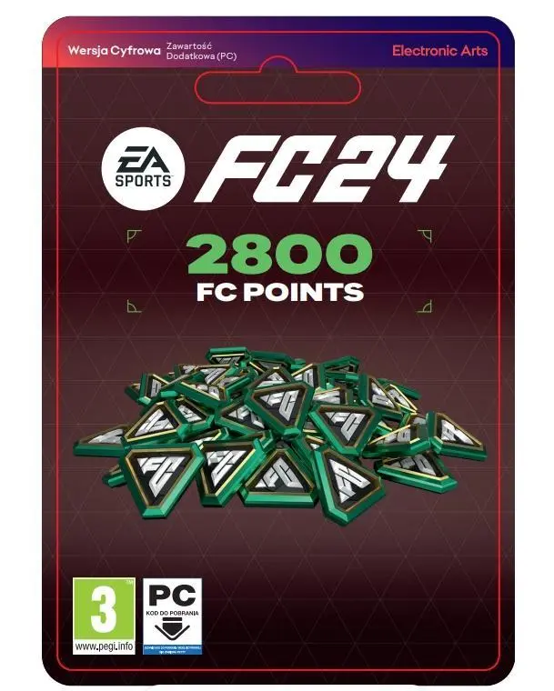 EA SPORTS FC 24 2800 Punktów [kod aktywacyjny] PC