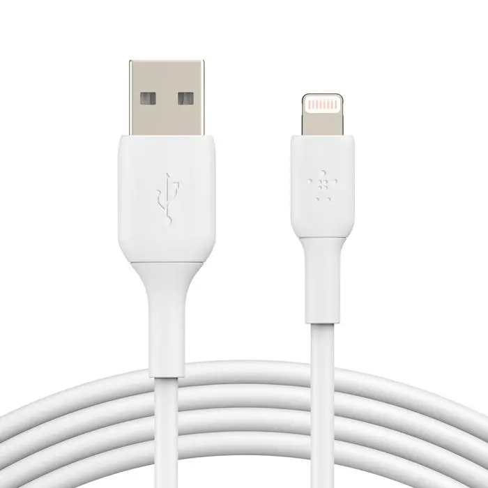 Kabel Belkin PVC Lightning do USB-A 3m Biały
