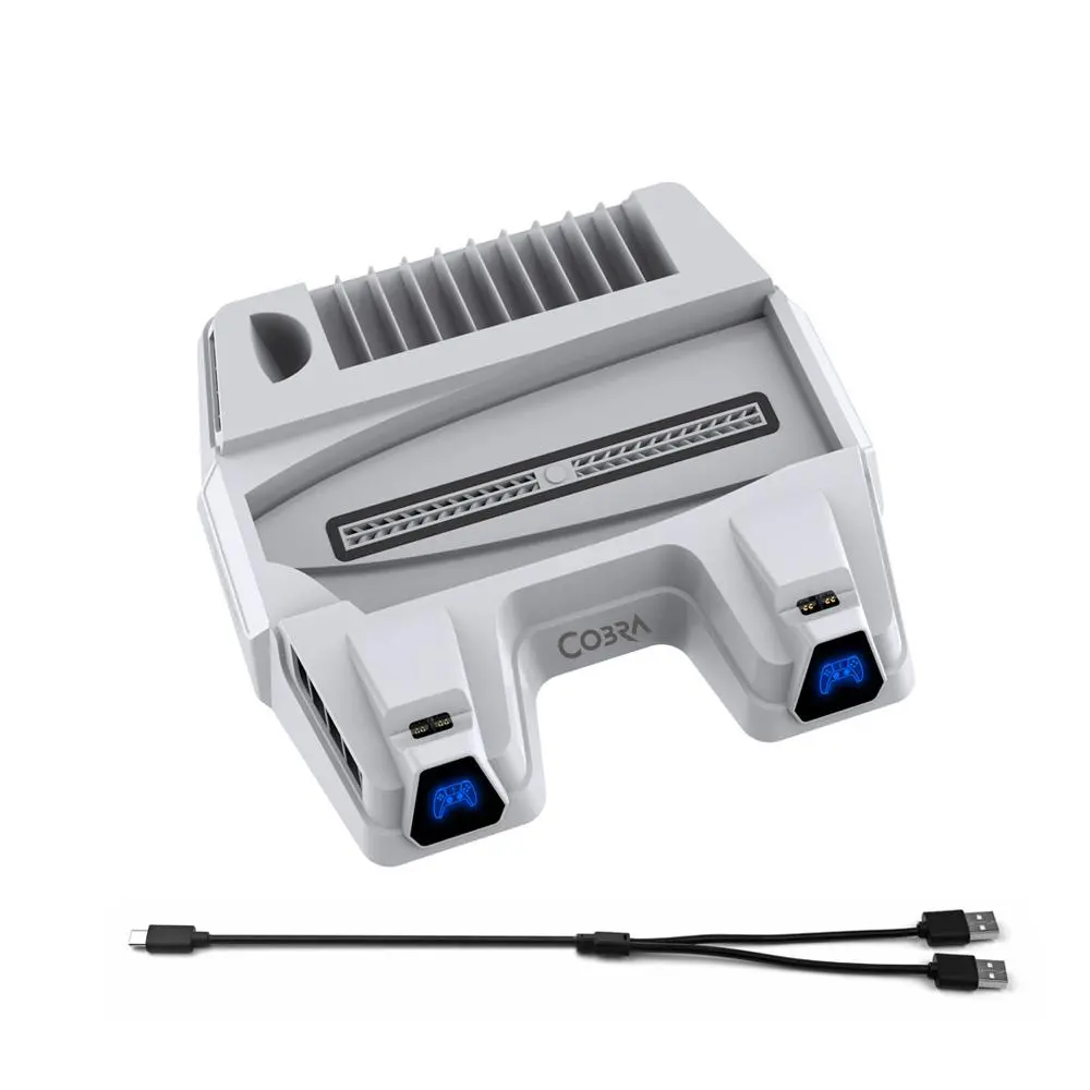 Podstawka Cobra CR1PS5WH z chłodzeniem do PS5