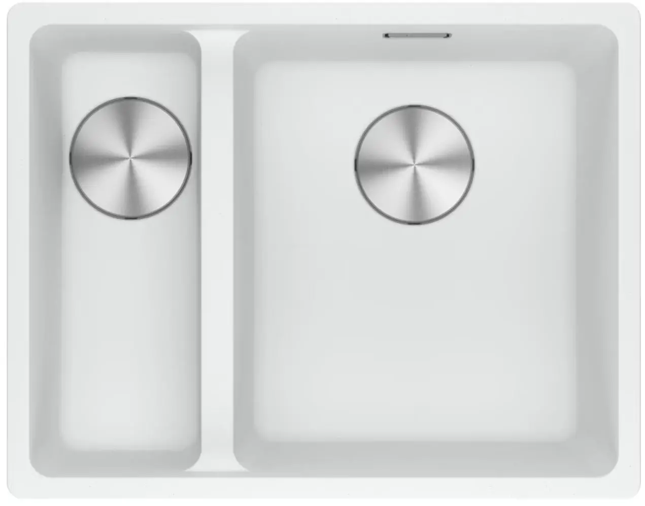 Zlewozmywak Franke Maris MRG 160-34-15 Komora z prawej strony Granitowy Biały polarny