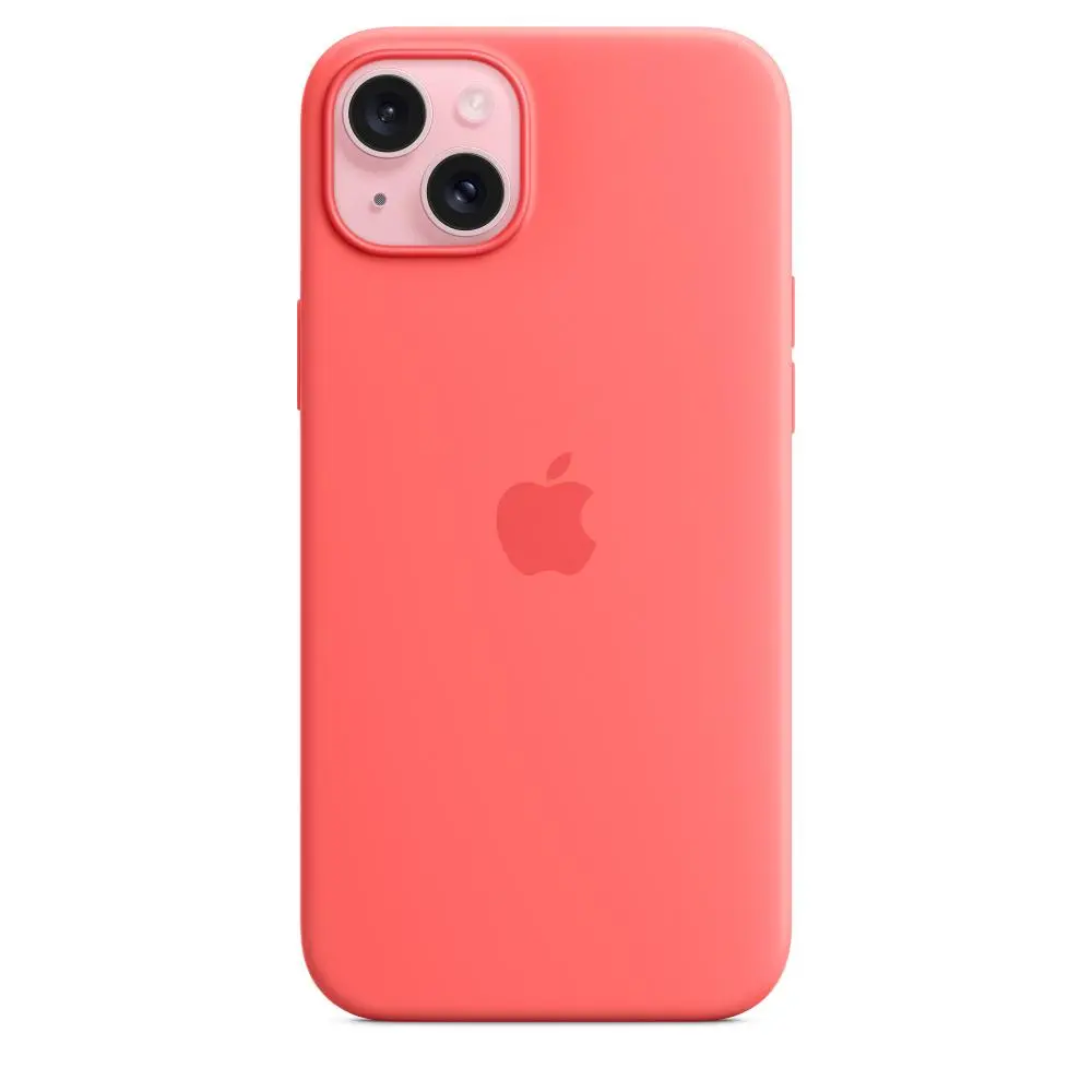 Etui Apple silikonowe z MagSafe do iPhone 15 Plus Guawa