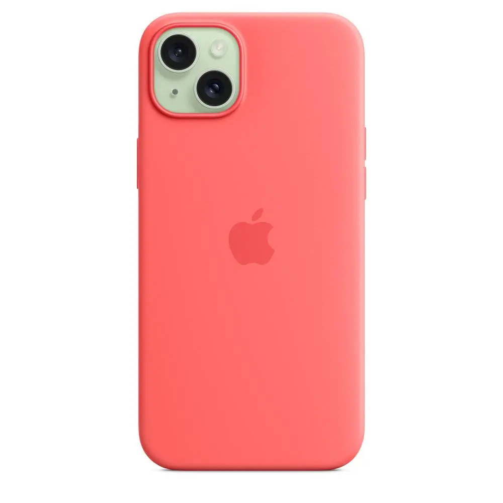 Etui Apple silikonowe z MagSafe do iPhone 15 Plus Guawa