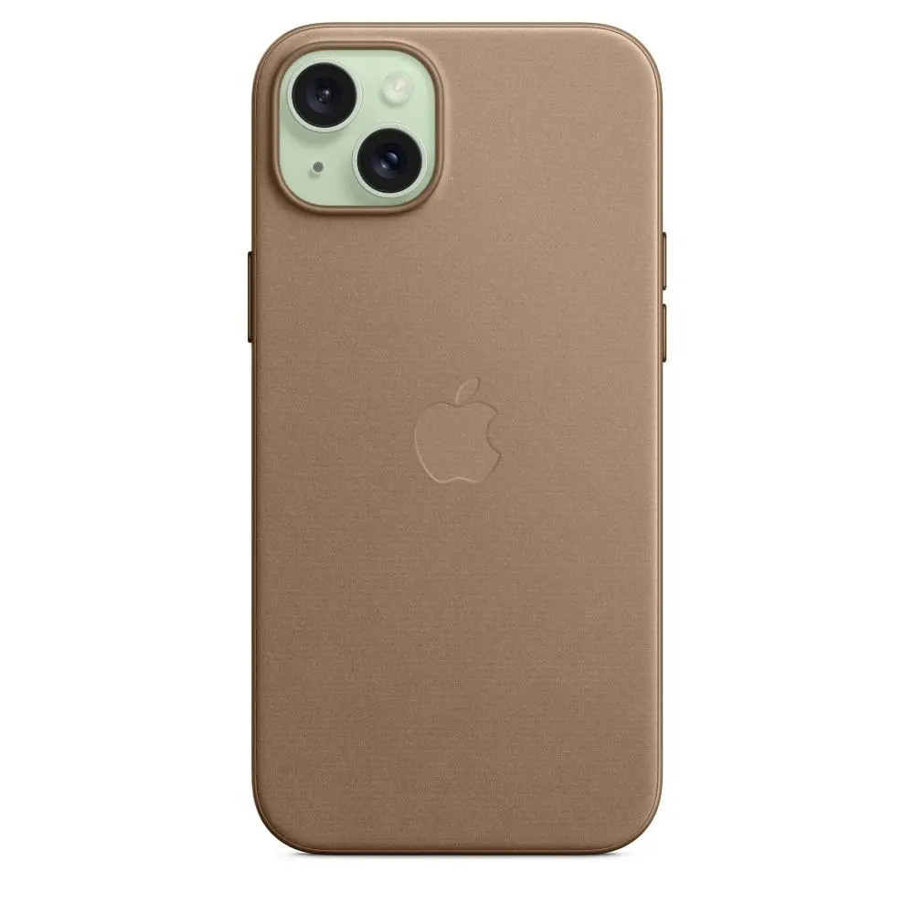 Etui Apple z tkaniny FineWoven z MagSafe do iPhone 15 Plus Jasno-beżowy