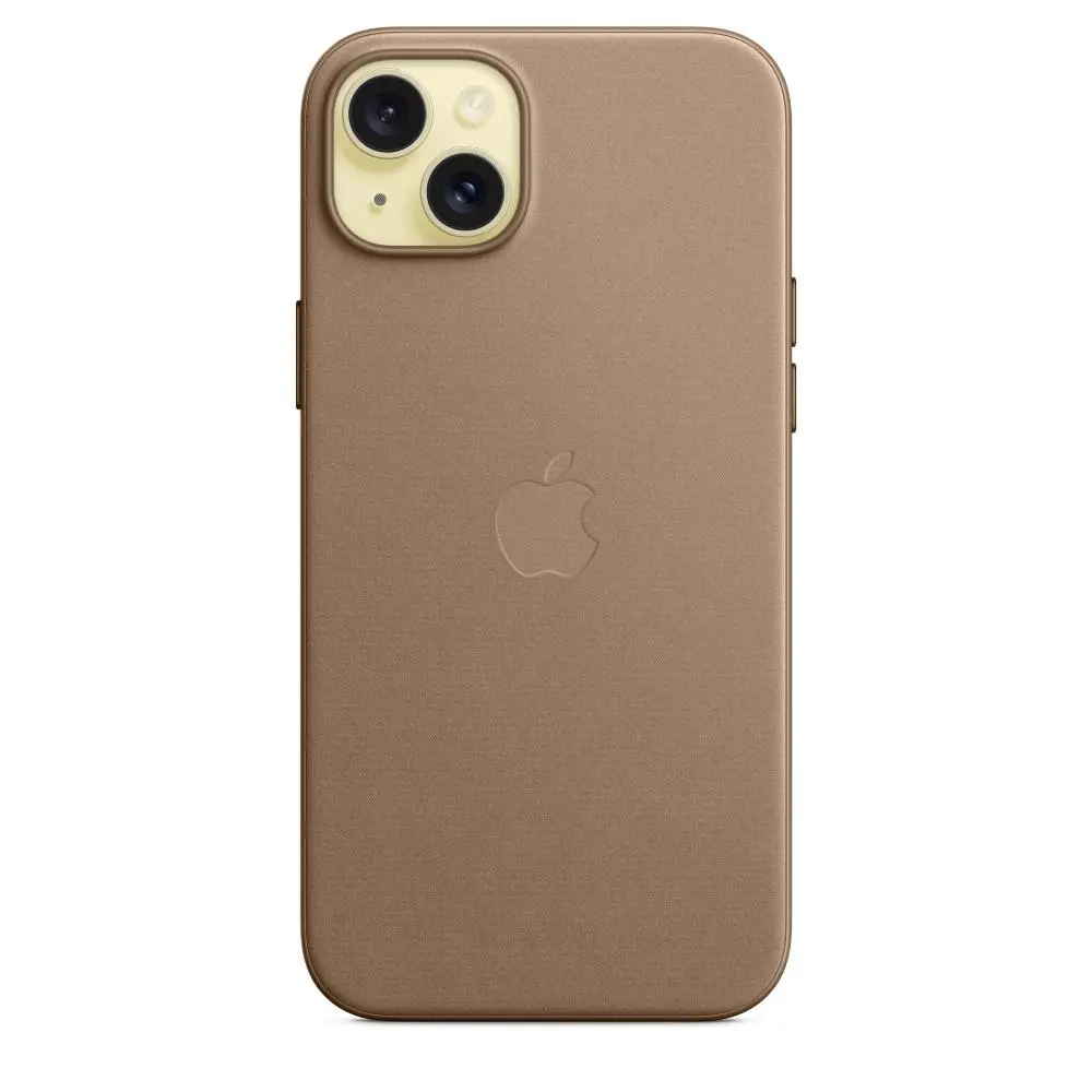 Etui Apple z tkaniny FineWoven z MagSafe do iPhone 15 Plus Jasno-beżowy