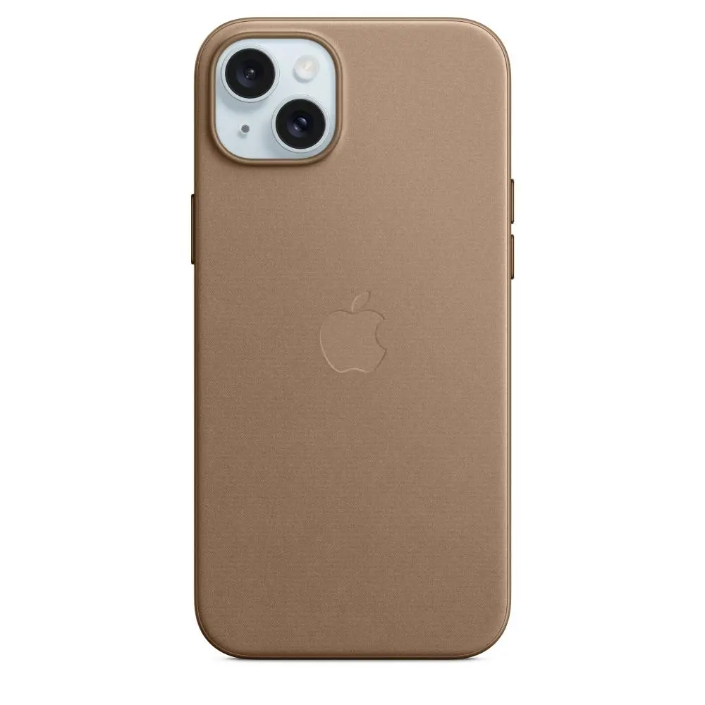 Etui Apple z tkaniny FineWoven z MagSafe do iPhone 15 Plus Jasno-beżowy