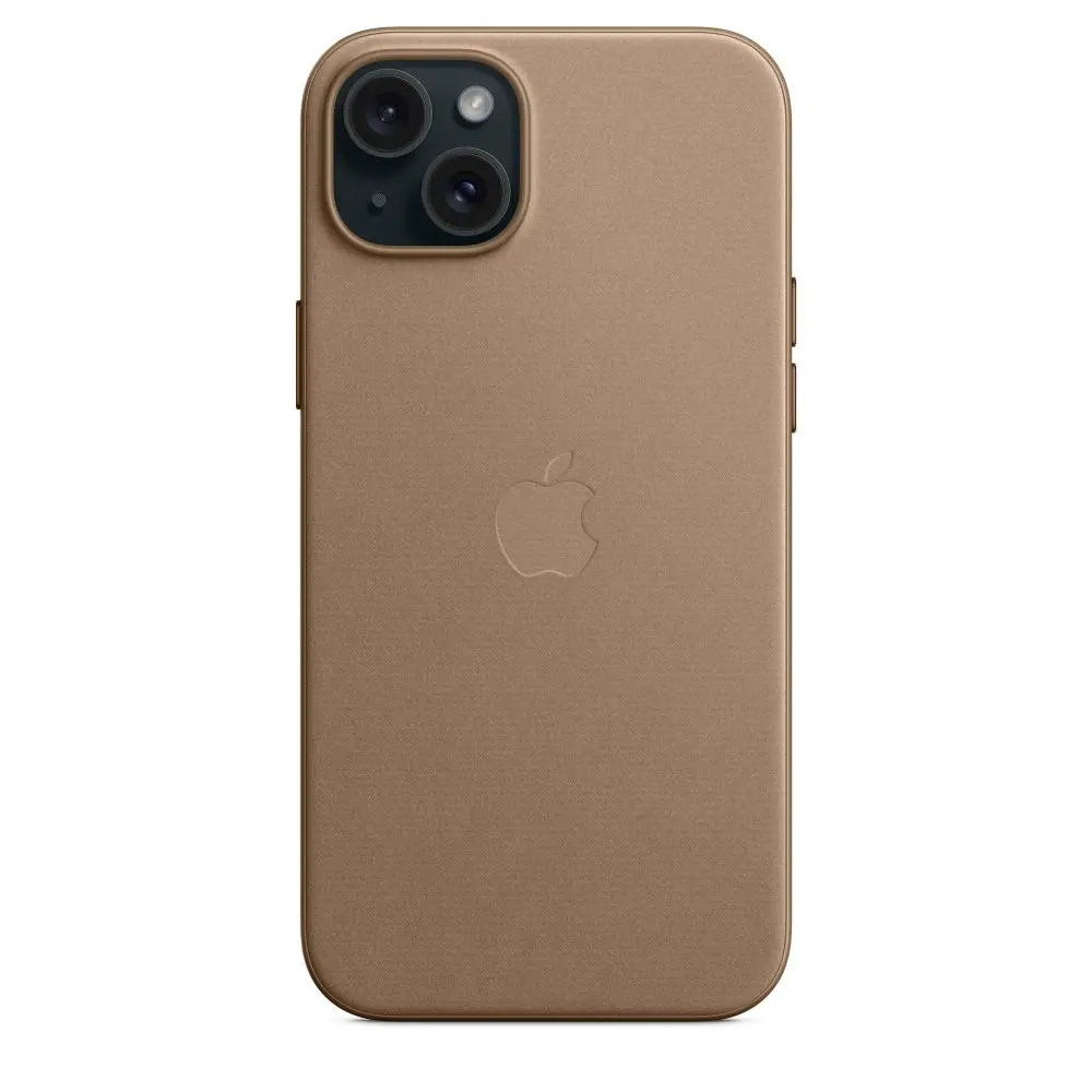 Etui Apple z tkaniny FineWoven z MagSafe do iPhone 15 Plus Jasno-beżowy