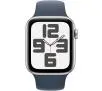 Smartwatch Apple Watch SE 2gen GPS  koperta 44mm z aluminium  Srebrny pasek sportowa Zimowy błękit S/M