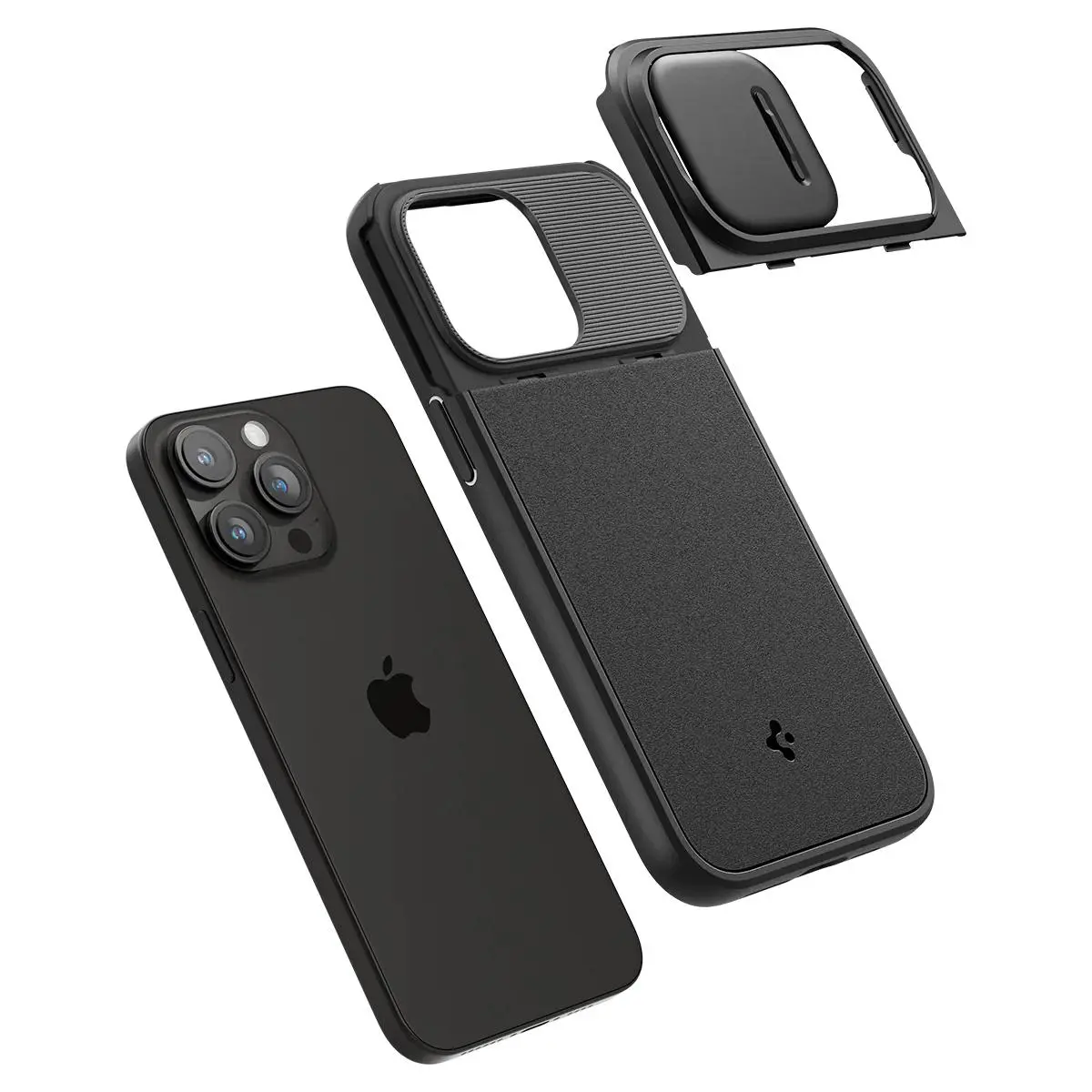 Etui Spigen Optik Armor MagFit do iPhone 15 Pro Max Czarny