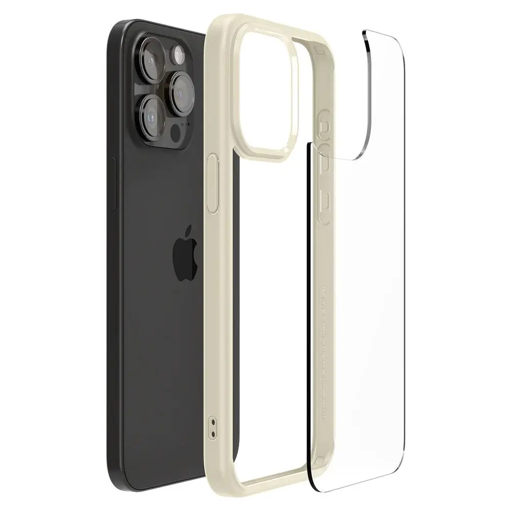 Etui Spigen Ultra Hybrid do iPhone 15 Pro Max Beżowy