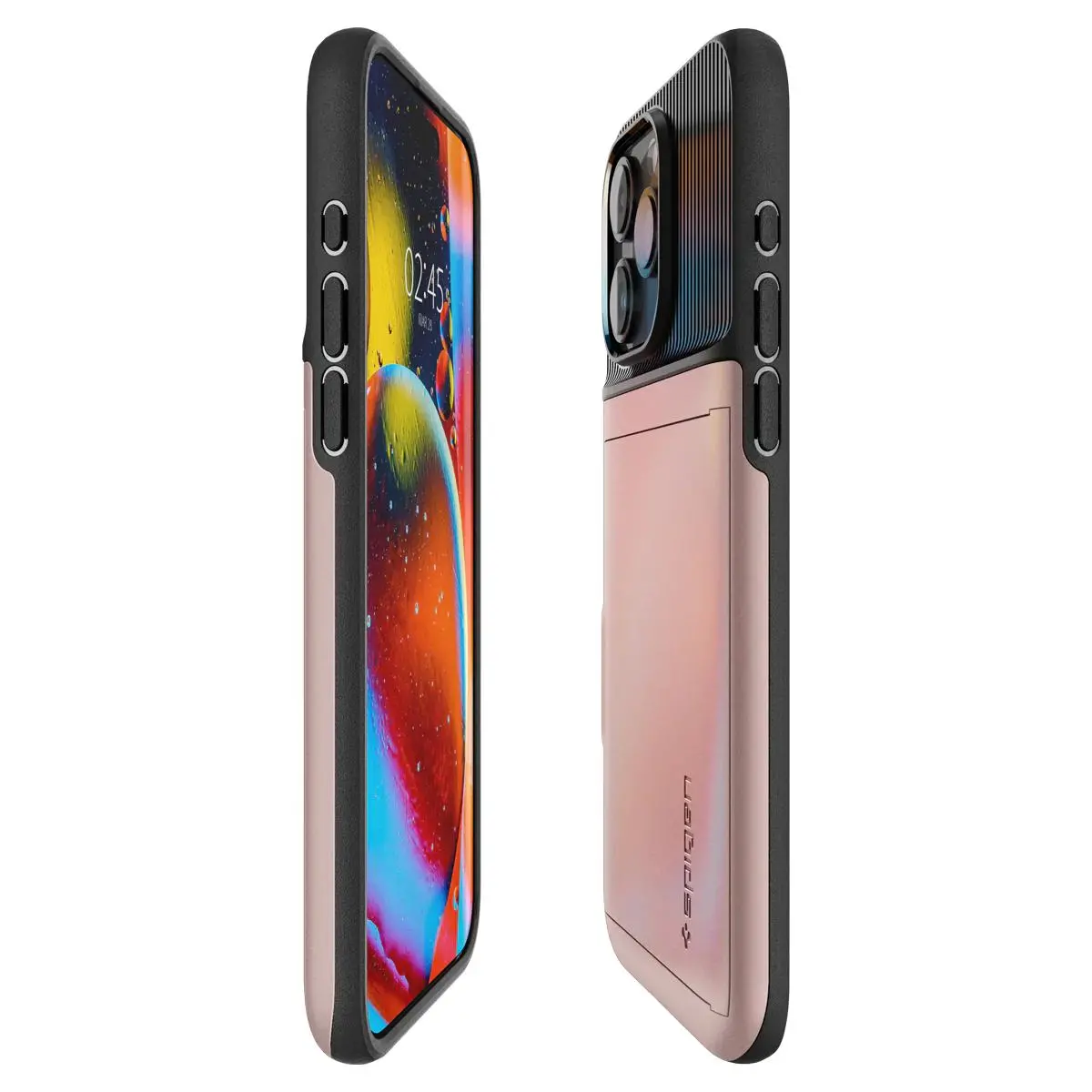 Etui Spigen Slim Armor CS do iPhone 15 Pro Max Różowe złoto