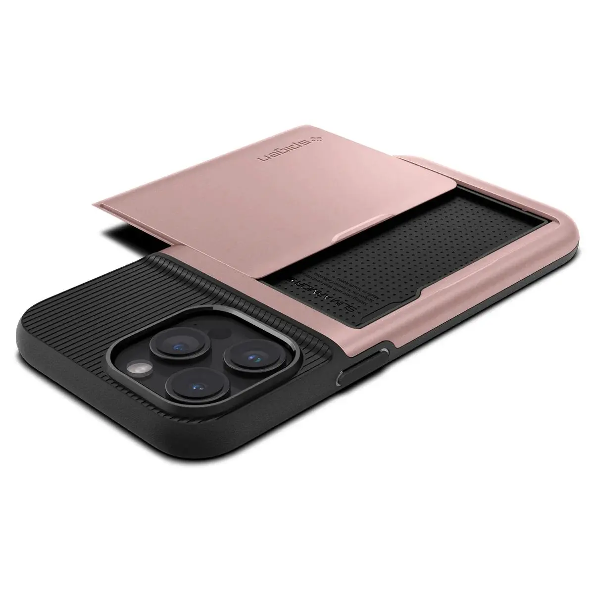 Etui Spigen Slim Armor CS do iPhone 15 Pro Max Różowe złoto
