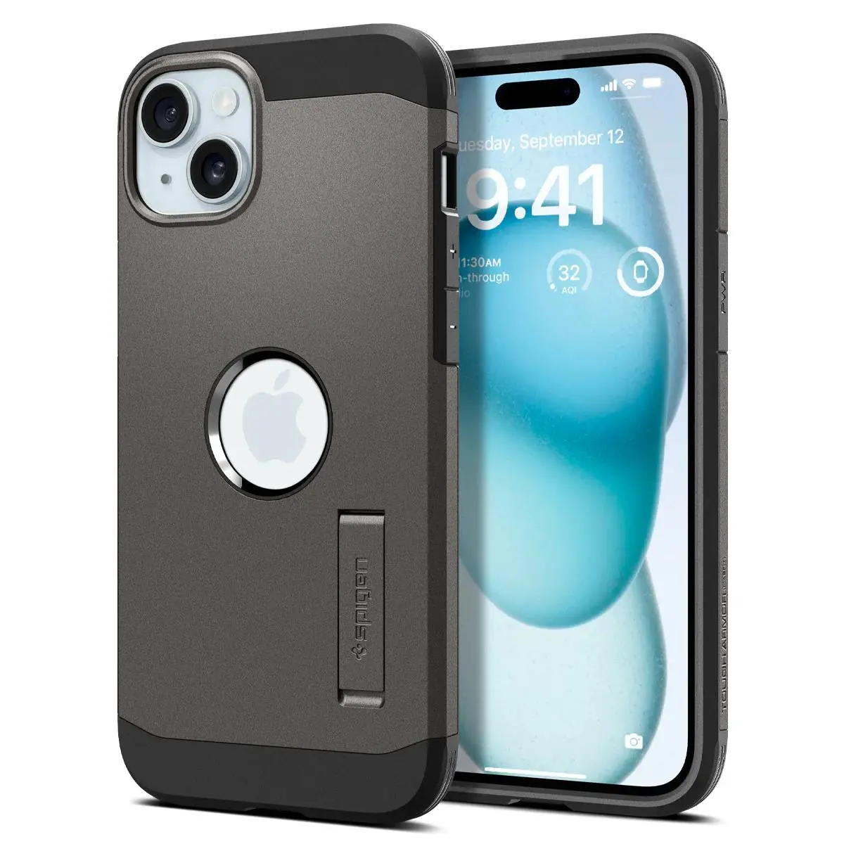 Etui Spigen Tough Armor MagFit do iPhone 15 gun metal