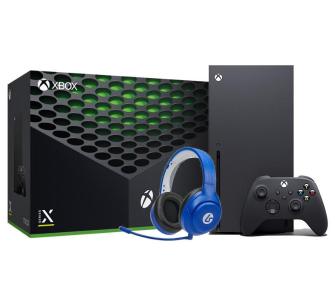 Konsola Xbox Series X 1TB z napędem + słuchawki LucidSound LS15X  (niebieski)