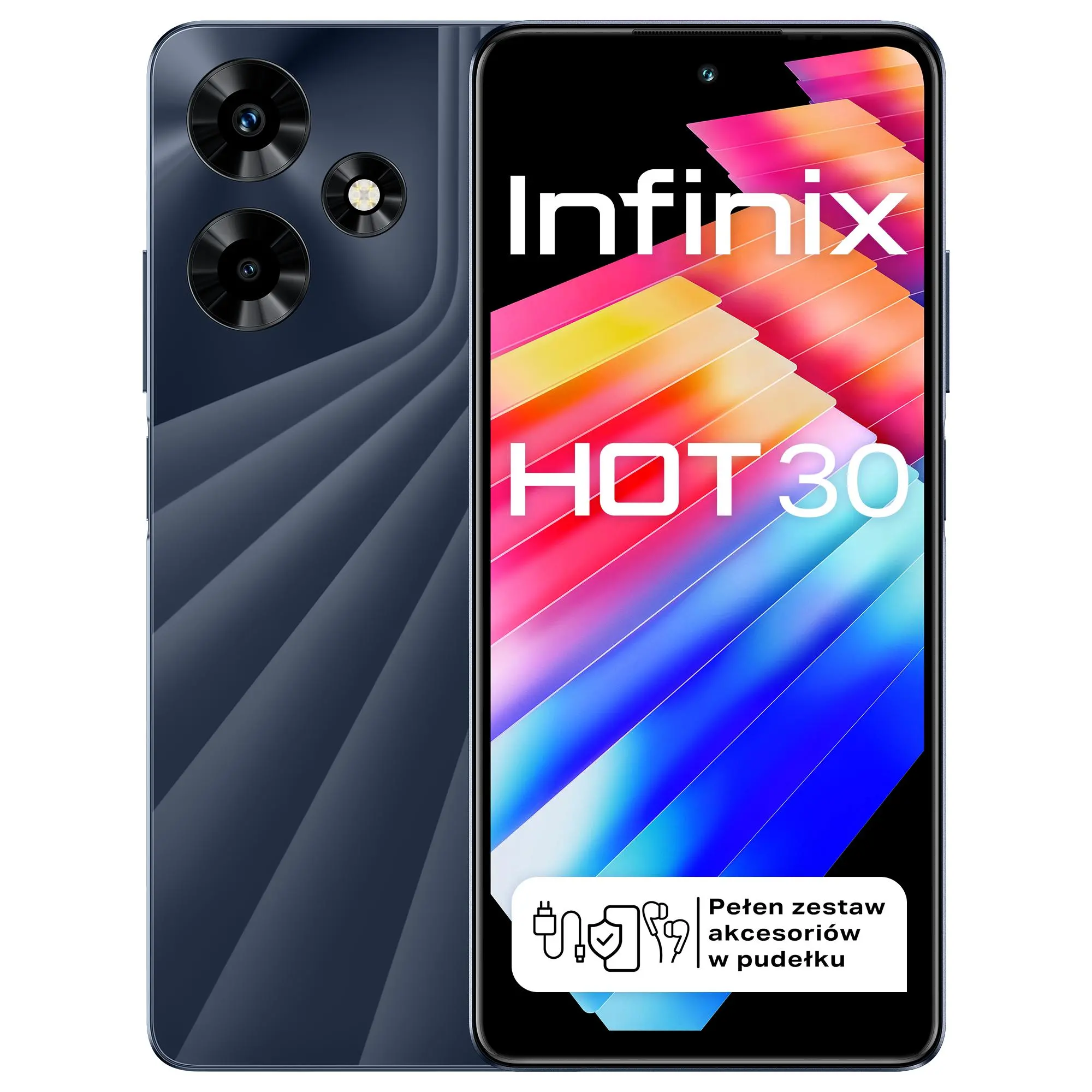 Smartfon Infinix Hot 30 8/256GB 6,78" 90Hz 50Mpix Czarny