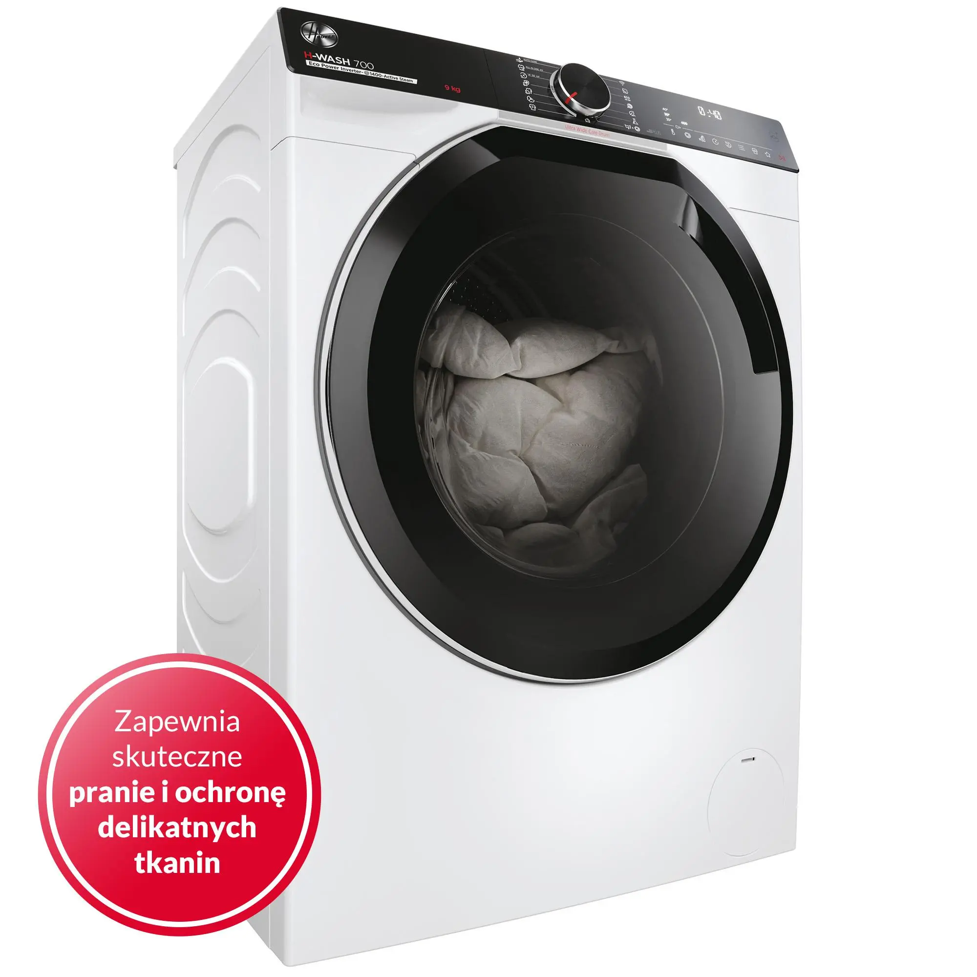 Pralka Hoover H-Wash 700 H7W449AMBC-S Slim 9kg 1400obr/min Zdalne sterowanie