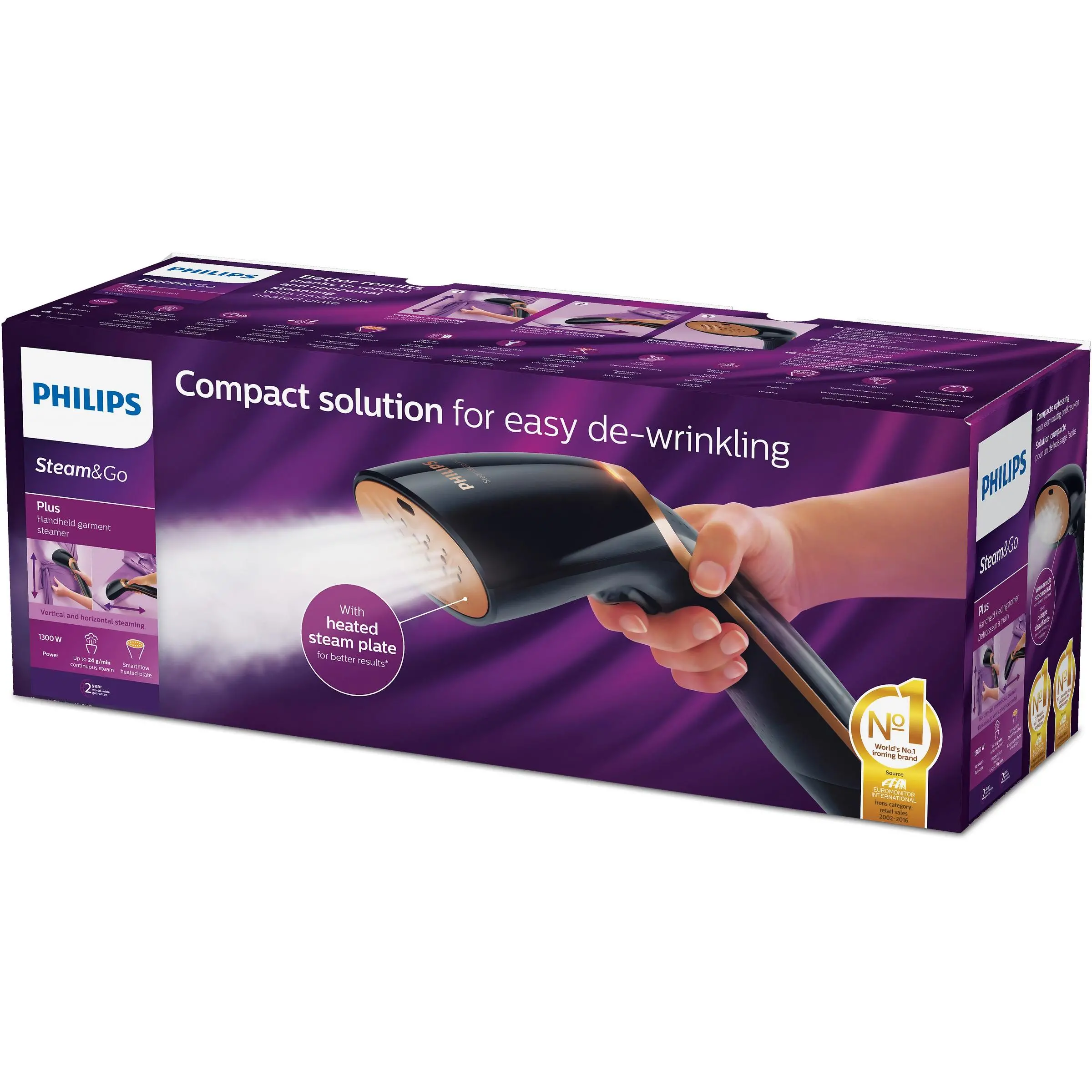 Parownica do ubrań Philips GC362/80 1300W 24g/min