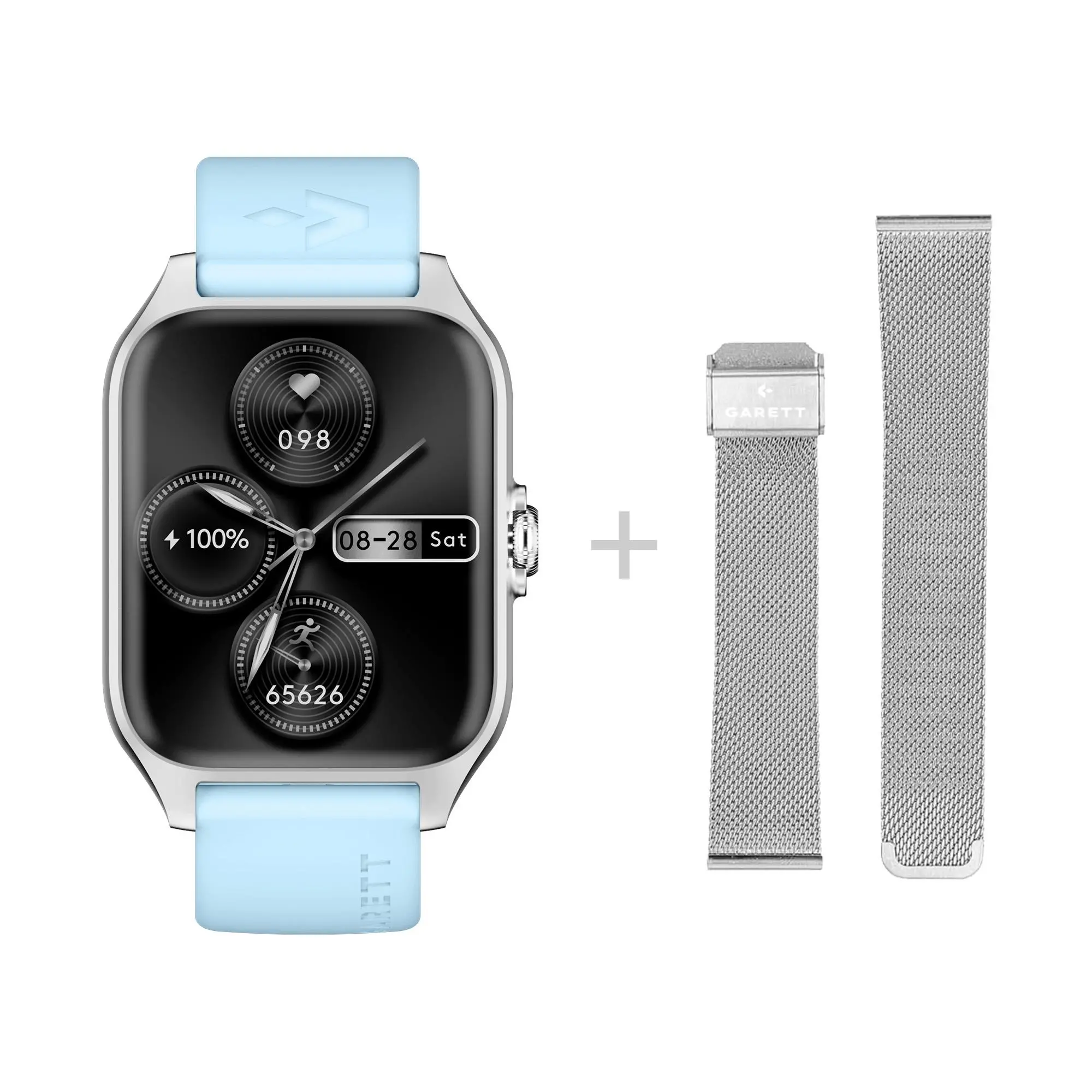 Smartwatch Garett GRC Activity 2 52mm Srebrny