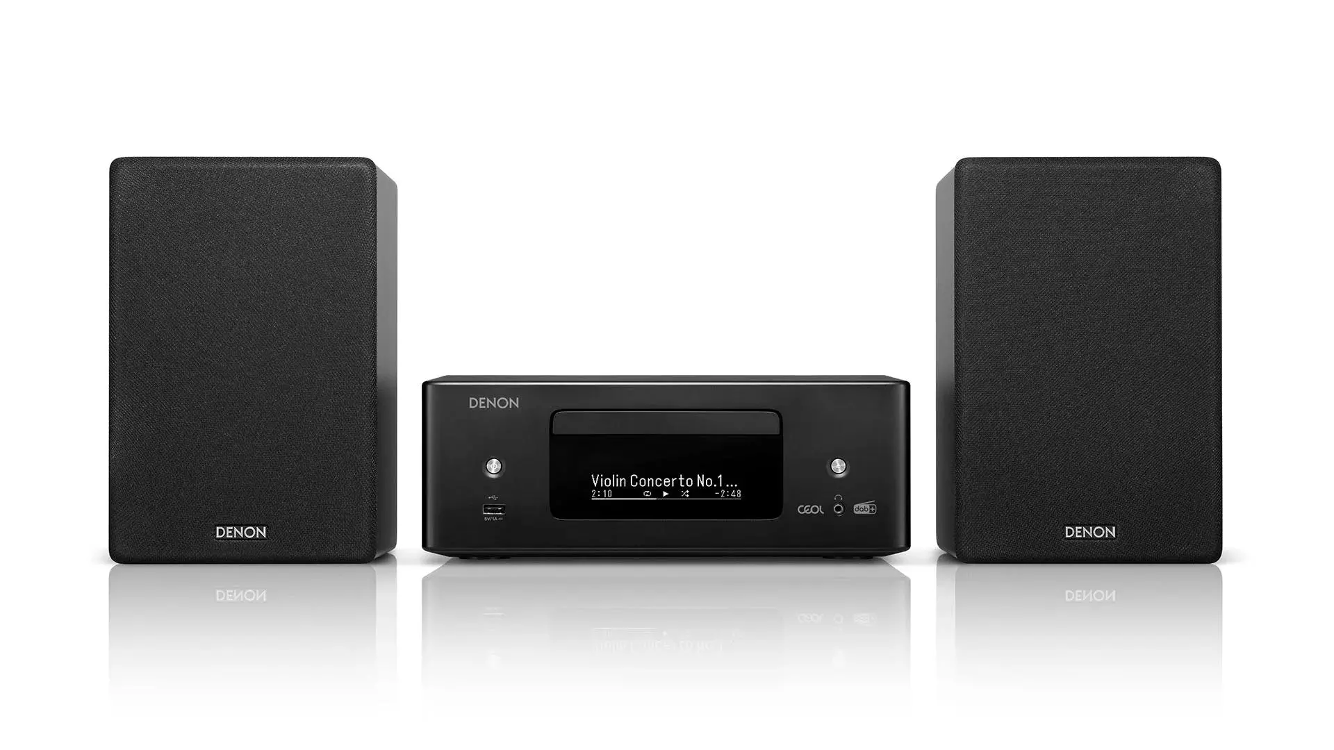 Wieża Denon CEOL N12DAB (RCDN-12DAB + SC-N10) 120W Wi-Fi Bluetooth AirPlay Radio FM, DAB+, Internetowe Czarny