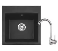 Alveus Mija 10 Czarny + bateria 1147565KC Chrom