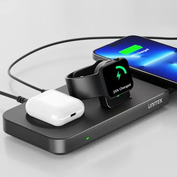 Ładowarka indukcyjna Unitek P1222B 48W USB-A USB-C