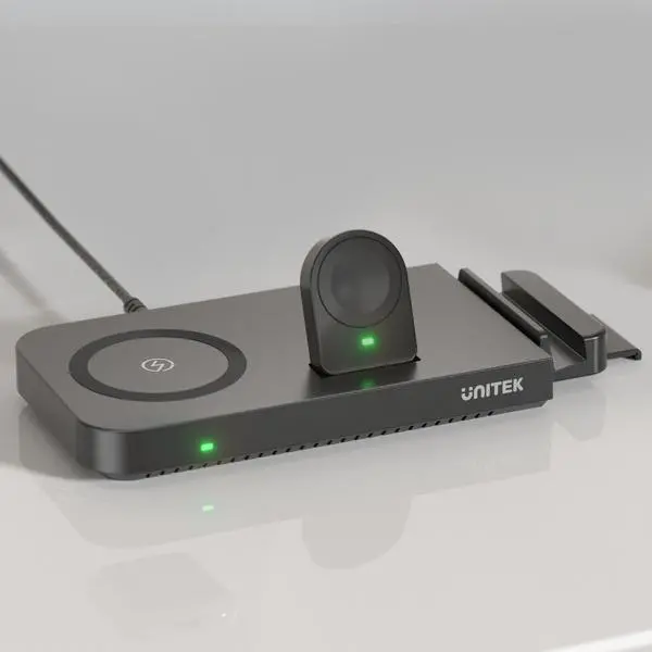 Ładowarka indukcyjna Unitek P1222B 48W USB-A USB-C