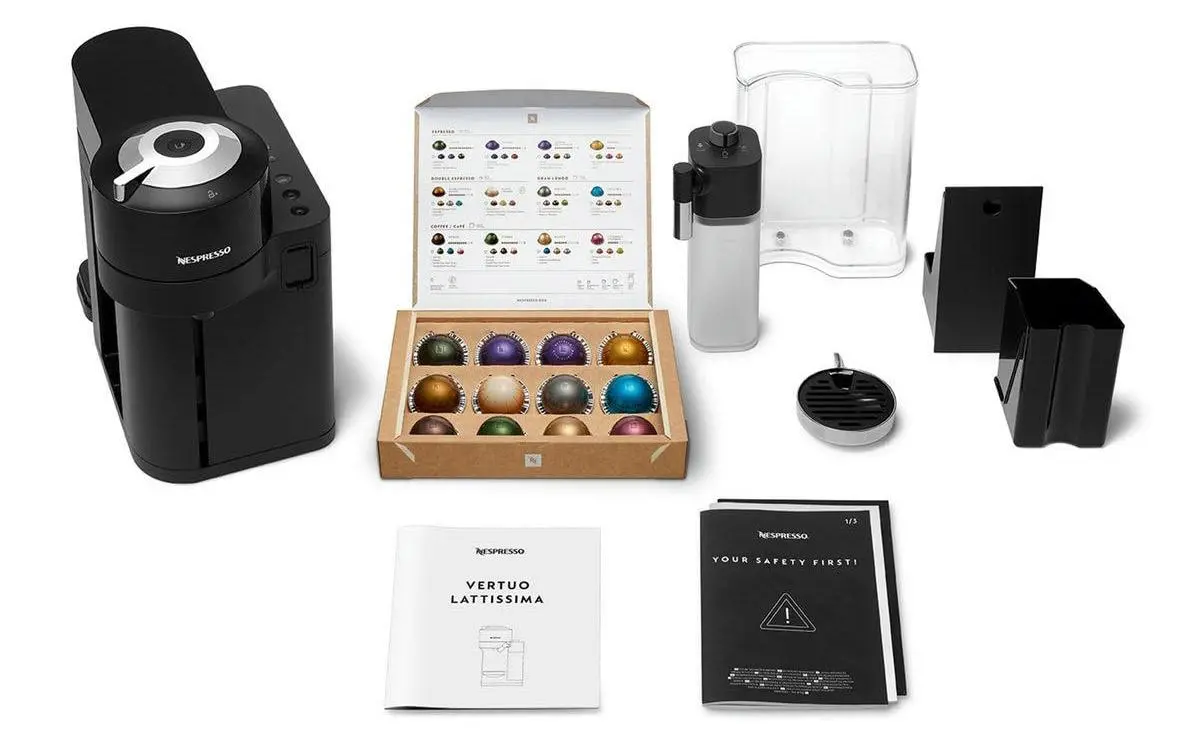 Ekspres DeLonghi Nespresso Vertuo Lattissima ENV300.B