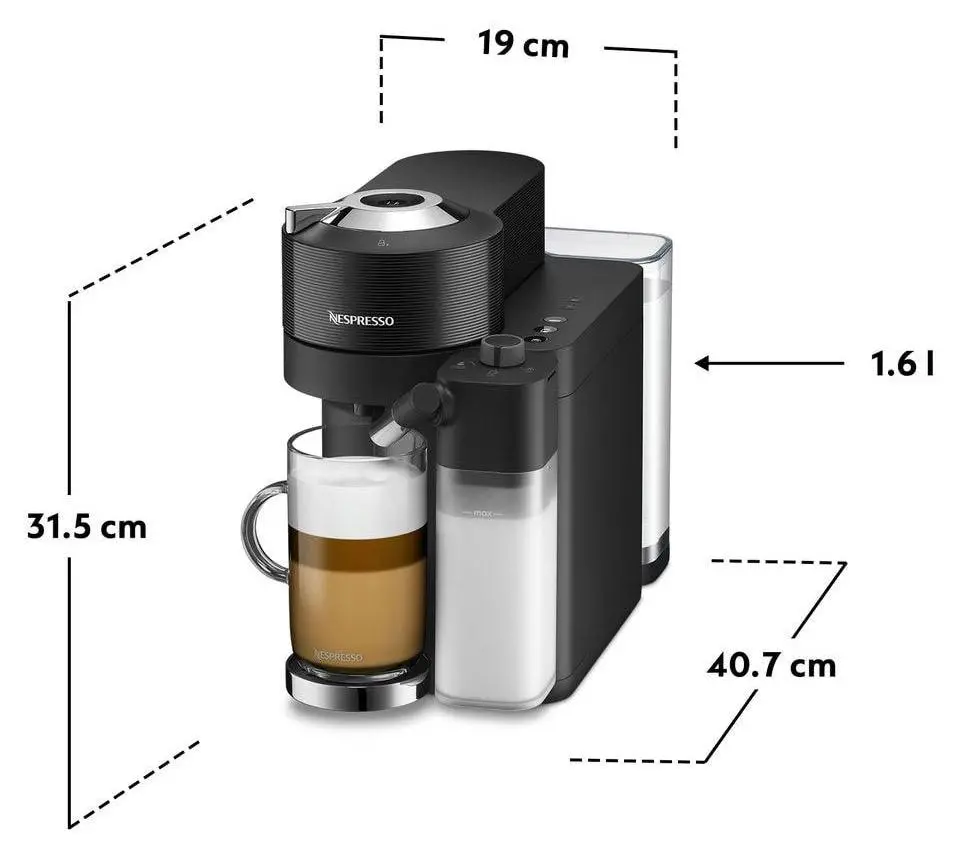 Ekspres DeLonghi Nespresso Vertuo Lattissima ENV300.B