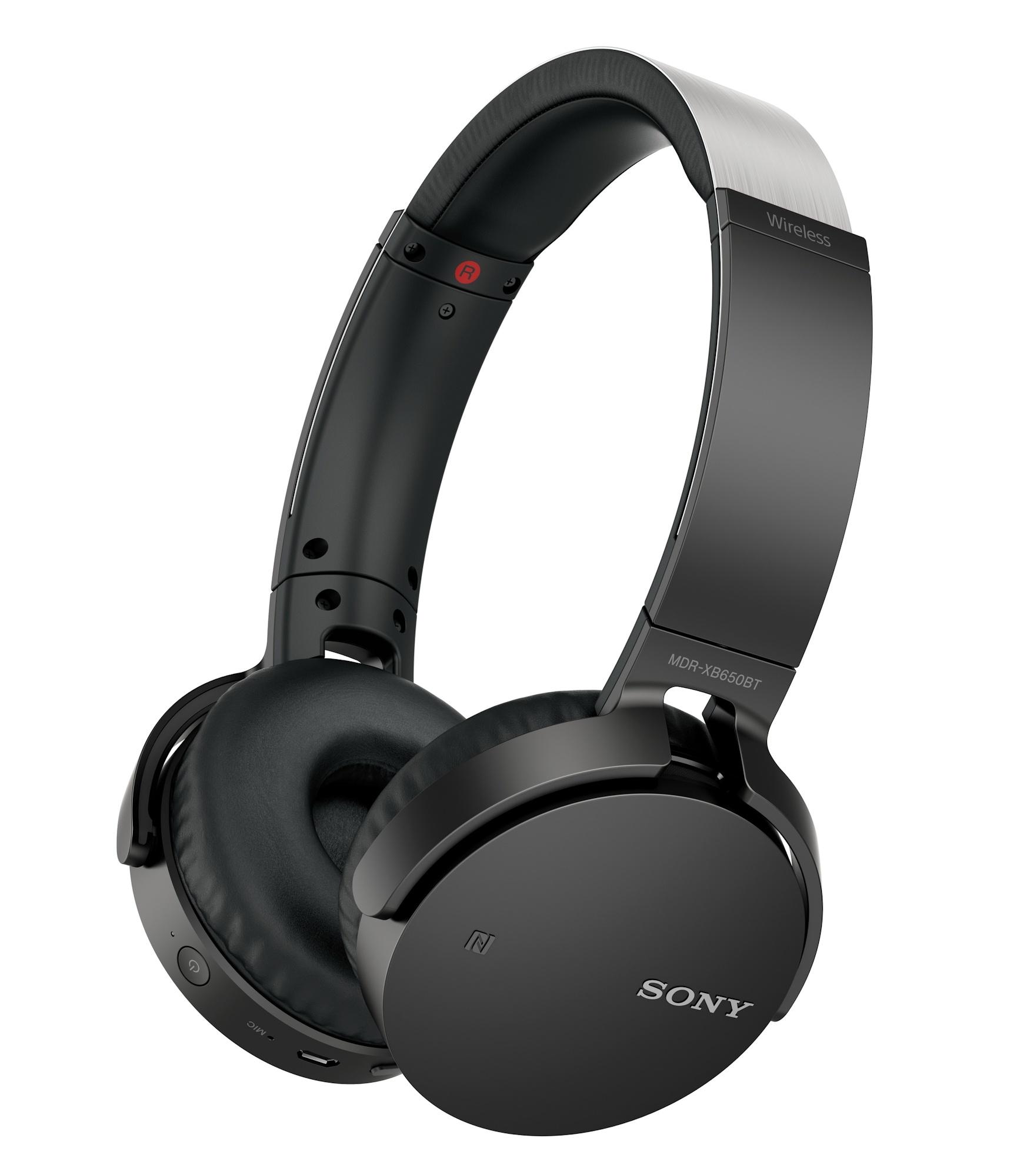 Słuchawki bezprzewodowe Sony MDR-XB650BT Nauszne Bluetooth 4.0 Czarny