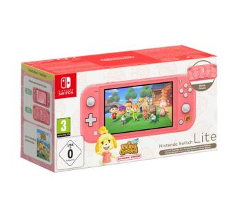Konsola Nintendo Switch Lite (coral) + Animal Crossing: New Horizons