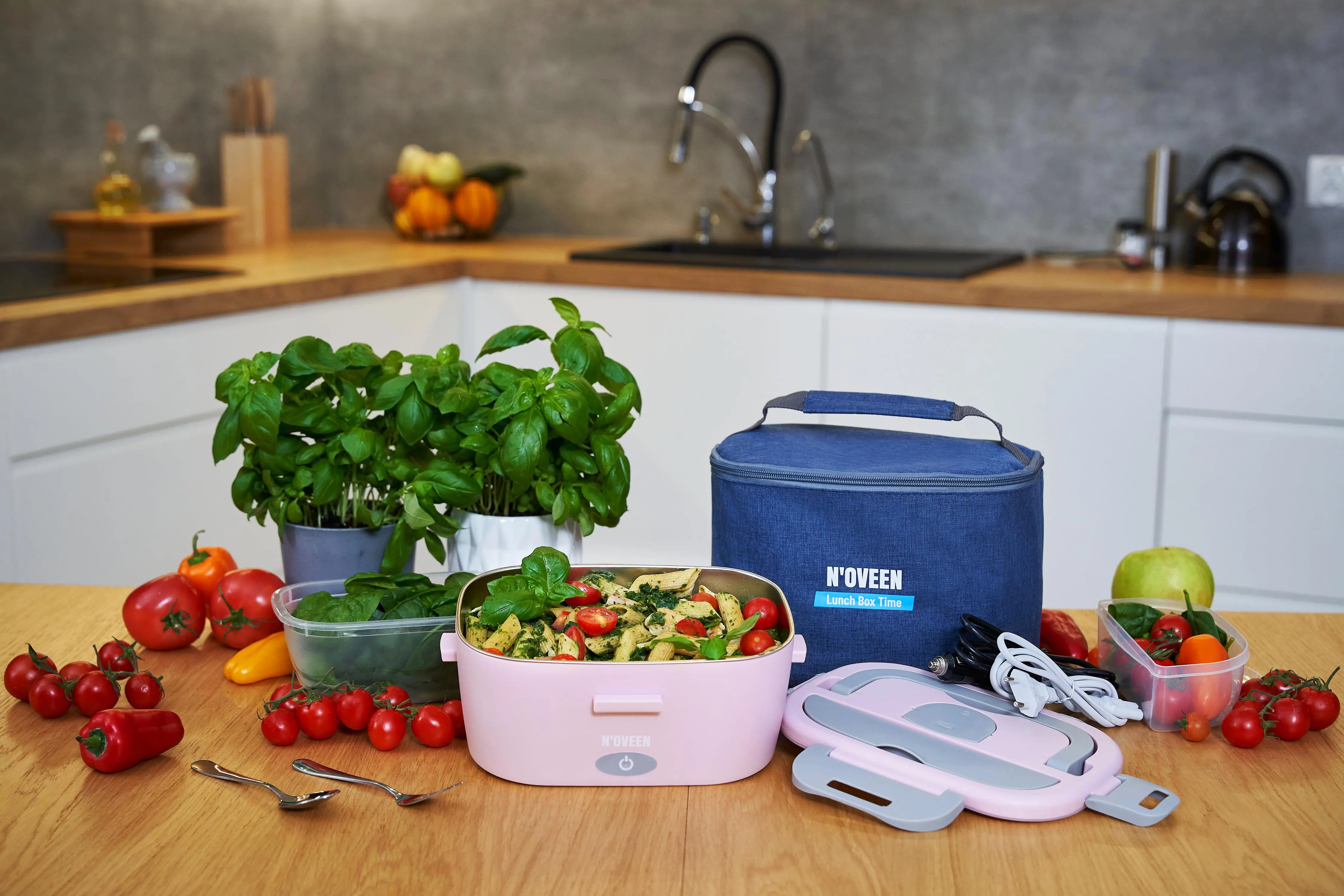 Lunchbox podgrzewany N'oveen LB755 Glamour 1,1l