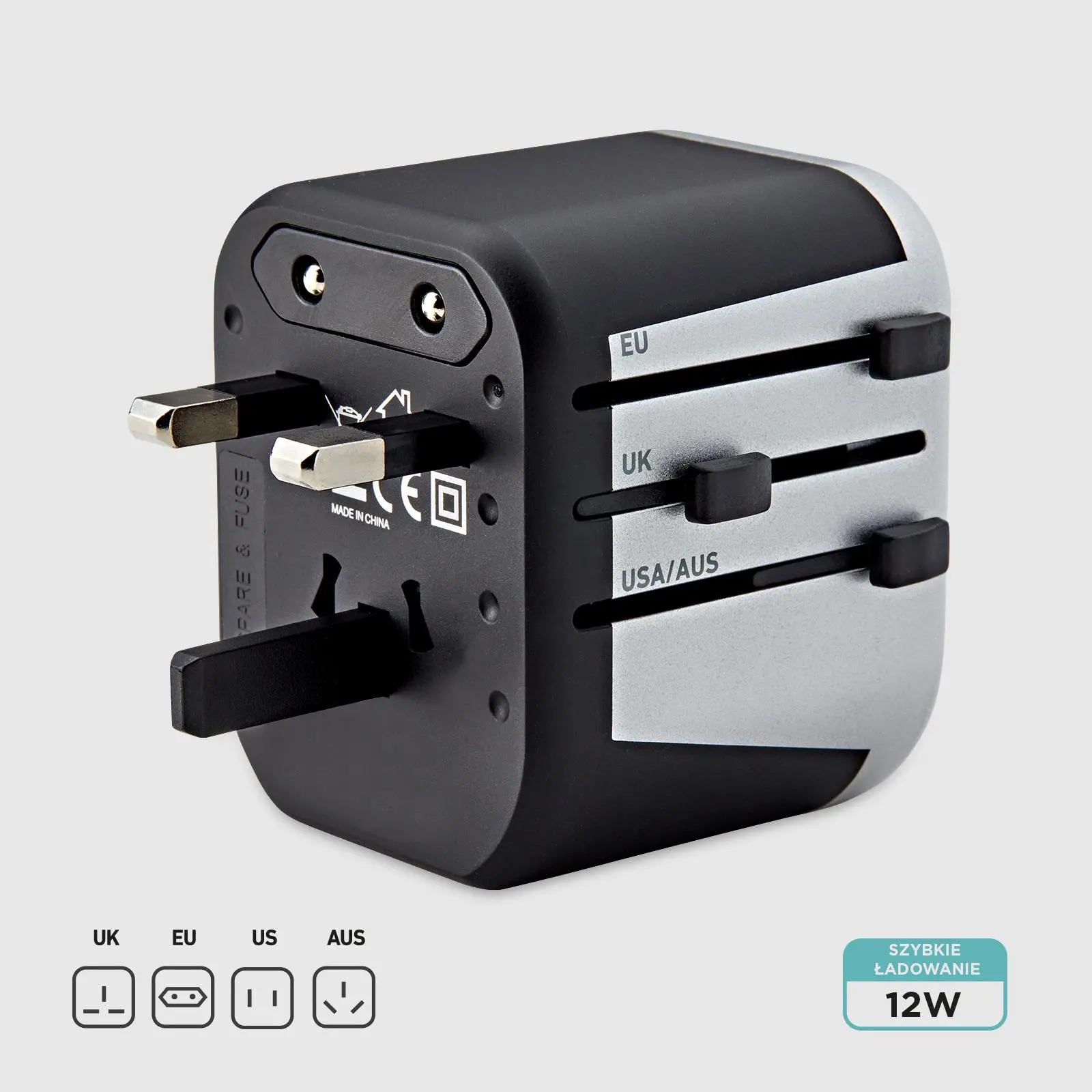 Adapter podróżny Reinston ETA01