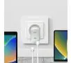 Ładowarka sieciowa Puro MiniPro GaN 2x USB-C 35W PD Biały