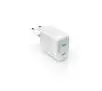 Ładowarka sieciowa Puro MiniPro GaN 2x USB-C 35W PD Biały