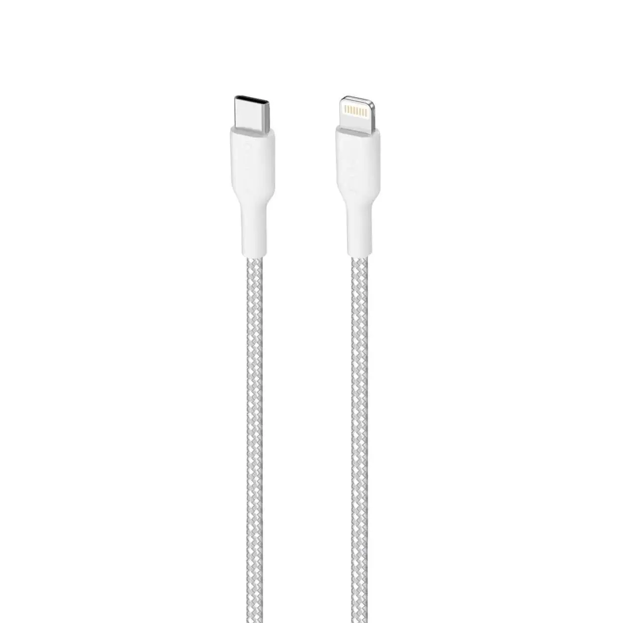 Kabel Puro Fabric Ultra Strong USB-C do Lightning MFi 2m Biały