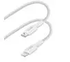 Kabel Puro Fabric USB-C do Lightning 1,2m Biały