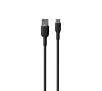 Kabel Puro ICON Soft PUUSBCICONBLK USB-A do USB-C 1,5m Czarny