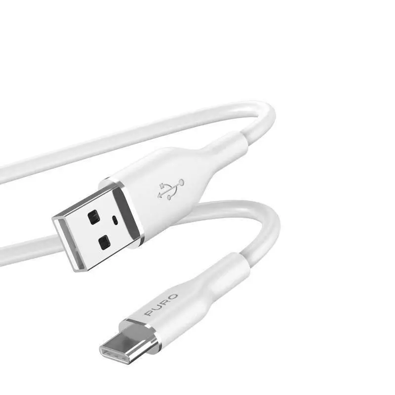 Kabel Puro ICON Soft PUUSBCICONWHI USB-A do USB-C 1,5m Biały