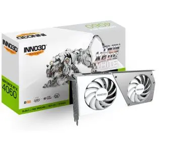 Karta graficzna Inno3D GeForce RTX 4060 Twin X2 OC White 8GB GDDR6 128bit DLSS 3