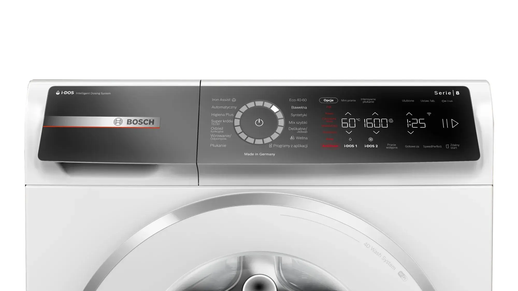 Pralka Bosch Serie 8 WGB256A0PL 10kg 1600obr/min Zdalne sterowanie