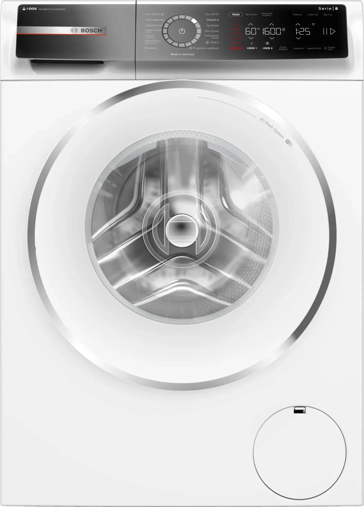 Pralka Bosch Serie 8 WGB256A0PL 10kg 1600obr/min Zdalne sterowanie