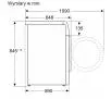 Pralka Bosch Serie 8 WGB256A0PL 10kg 1600obr/min Zdalne sterowanie