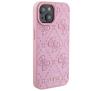 Etui Guess Leather 4G Stamped GUHCP15SP4EPMP do iPhone 15 Różowy