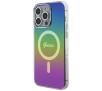 Etui Guess IML Iridescent MagSafe GUHMP15LHITSK do iPhone 15 Pro Różowy